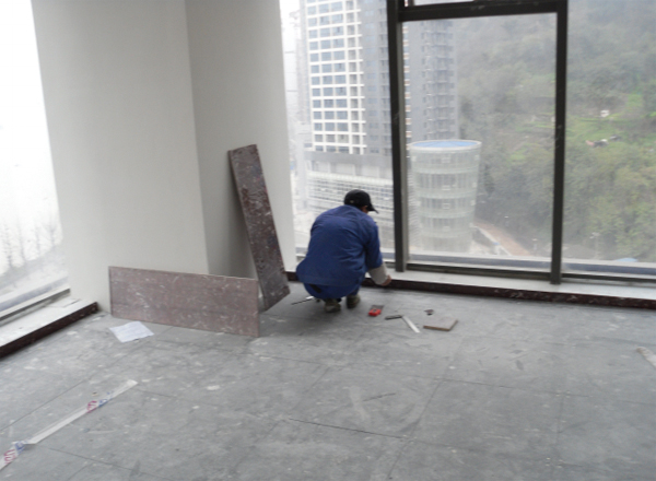 辦公室裝修施工現(xiàn)場實景圖