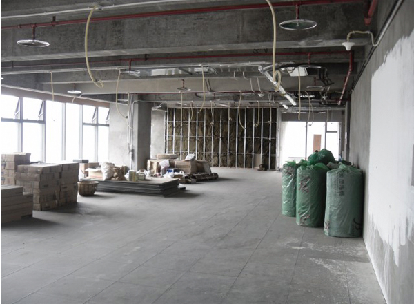 辦公室裝修施工現(xiàn)場實景圖