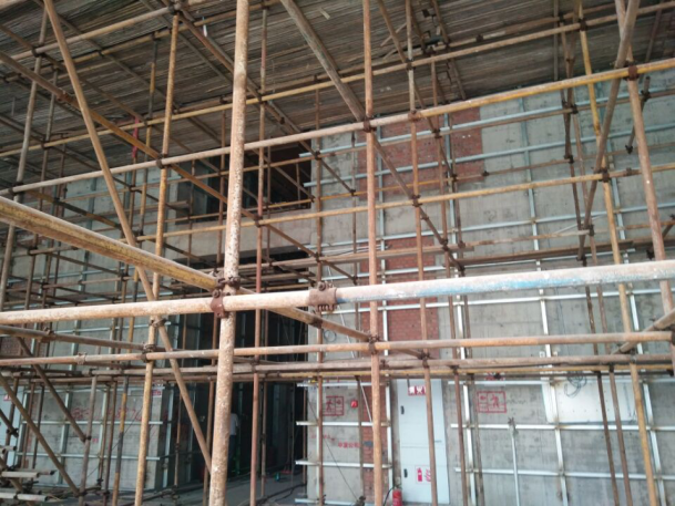 朗天通訊,室內裝修工程,墻面處理