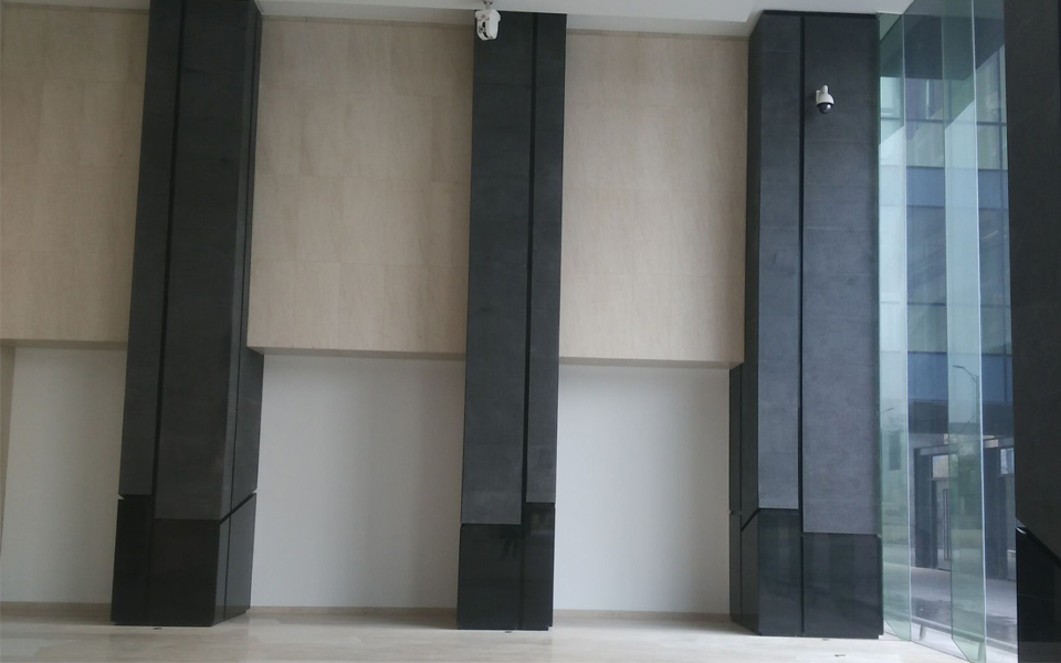 重慶朗天通訊國(guó)家電力專用網(wǎng)通信研發(fā)制造基地大堂裝修工程